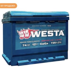 Автомобильный аккумулятор WETA 6CT-74Ah АзЭ (WPR740)